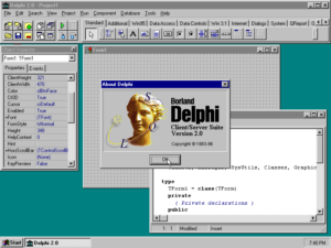 Delphi 2.0 under Windows 95